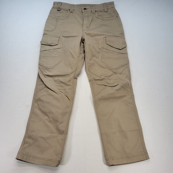 Duluth Trading Co Other - Duluth Trading Co Fire Hose Pants Mens 32x30 Tan Straight Coolmax Canvas Utility